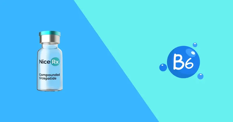 Tirzepatide with B6 for weight loss with minimal side effects